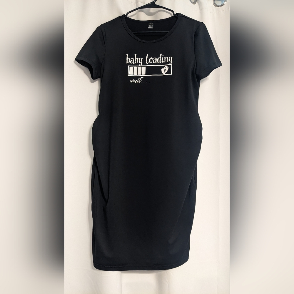 SHEIN Black Casual Dress